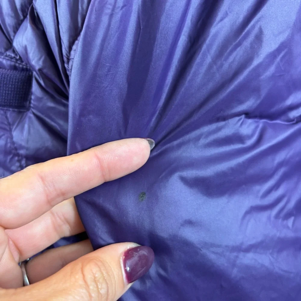 Ladies Members Only Dried Grape Color Ultra Light Mo-Tech Puffer Jacket‎ Large